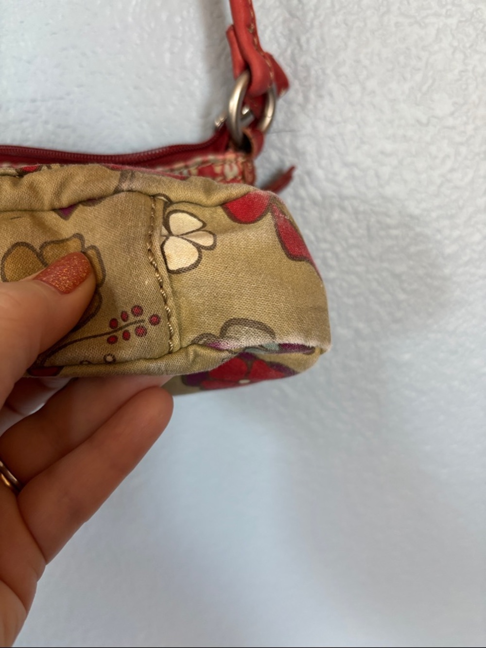 FOSSIL Shoulder purse. Small. Floral design. Cross body. - Picture 3 of 10